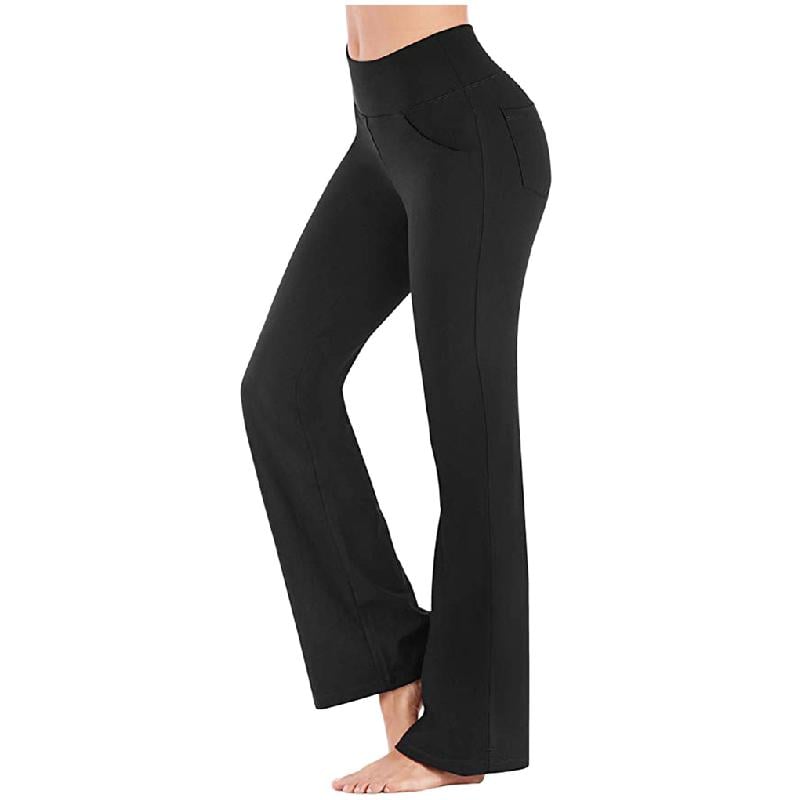 Damen hoher Taille und ausgestelltem Bein Yogahose