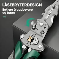 Sakerplus Multifunksjonelt Elektriker's Tangsett