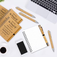 Eco-Friendly Bamboo Stationery Gift Set