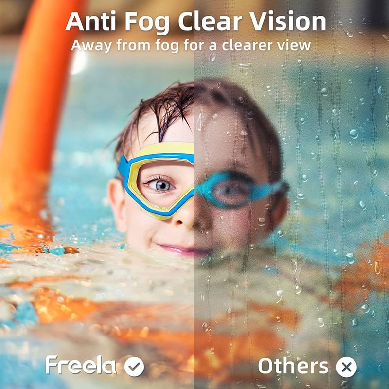 High Definition Waterproof Anti-fog Large Frame Swimming Goggles【Set Of 2 PCS】