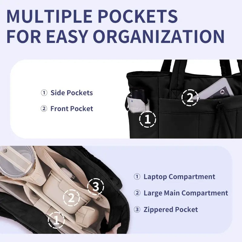 Women's Puffer Tote Bag