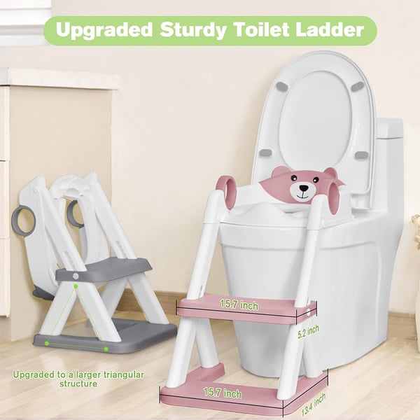 Sakerplus Toddler Toilet Training Ladder Seat