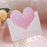 15pcs starry Heart Greeting Cards & envelopes Set