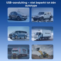 Dubbele kop Mini USB Autoventilator