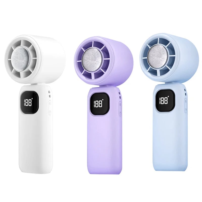Foldable Ice Cooling Handheld Fan