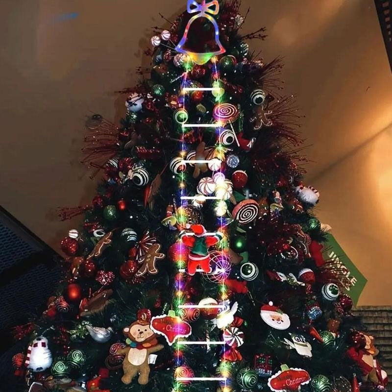Weihnachtsmann LED-Leiterlicht