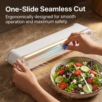 Multi-functional cling film cutter