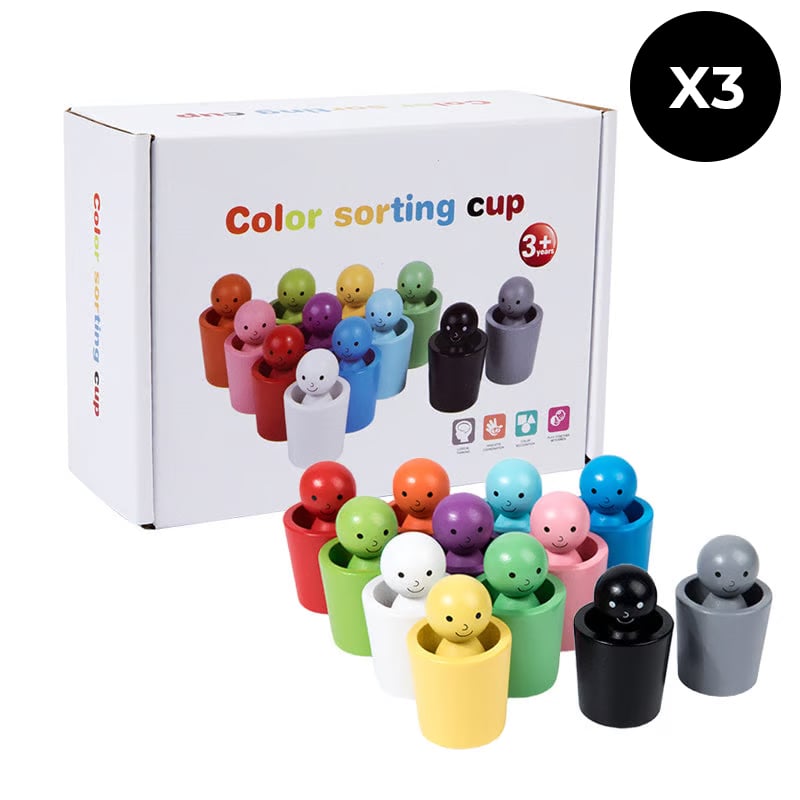 Color Sorting Cups