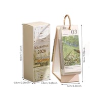 2026 Vintage Oil Painting Calendar