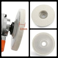 Sakerplus Wool Felt Polishing Wheel Disc