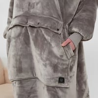 Beidseitig velour-heizender lässiger Hoodie