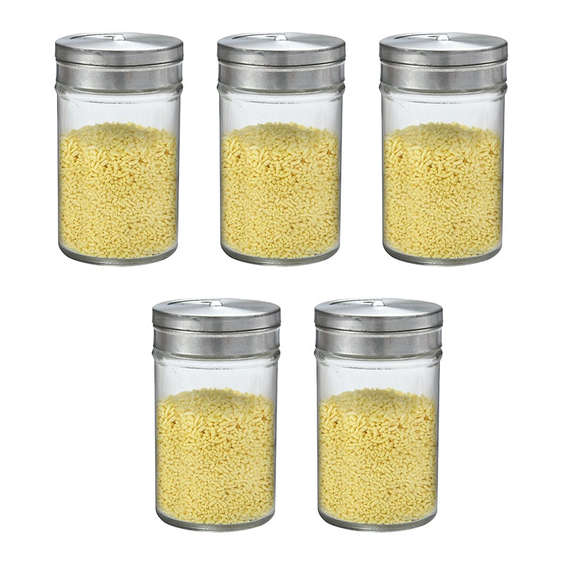 Glass Spice Jars Set