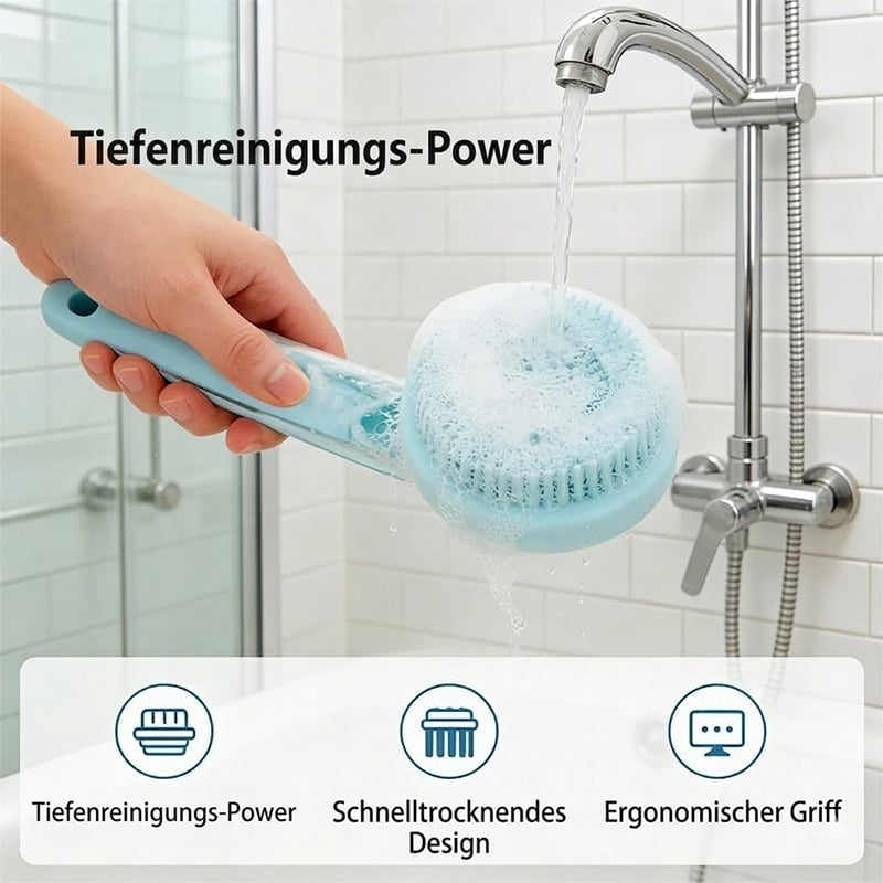 Neue 2-in-1 Haustierbad- und Pflegebürste