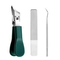 Three Sets Of Eagle Beak Beveled Nail Clippers