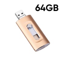 3-in-1 USB-stick met hoge capaciteit en vingerafdrukbeveiliging
