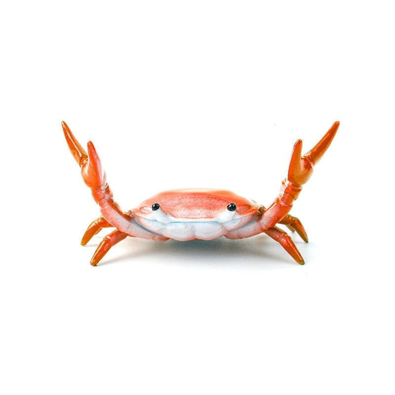 Creative weightlifting crab pen holder ornaments