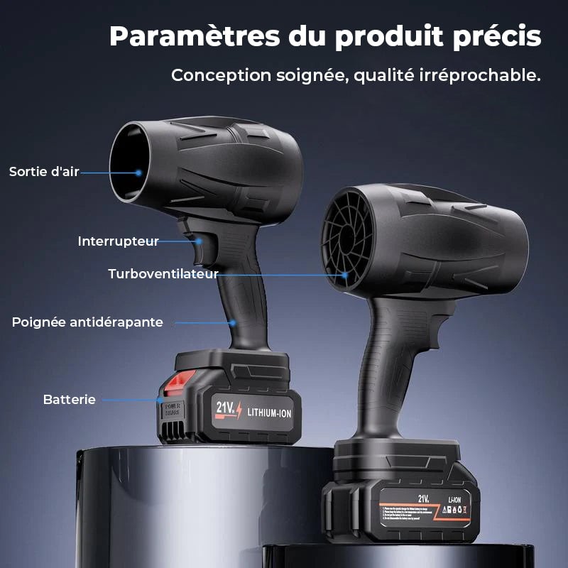Séchoir à main puissant pour le nettoyage de la poussière de voiture