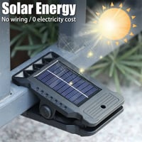 USB & Solar Powered Motion Sensor Clip Lights