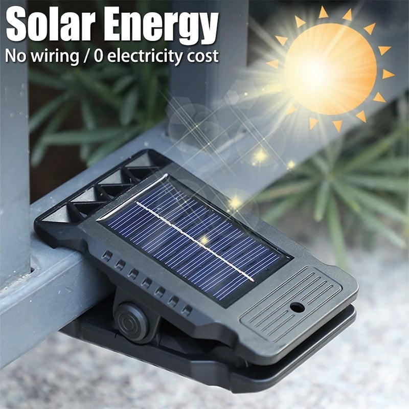 USB & Solar Powered Motion Sensor Clip Lights