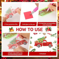 Sakerplus® 12 Pcs Diamond Art Christmas Ornaments