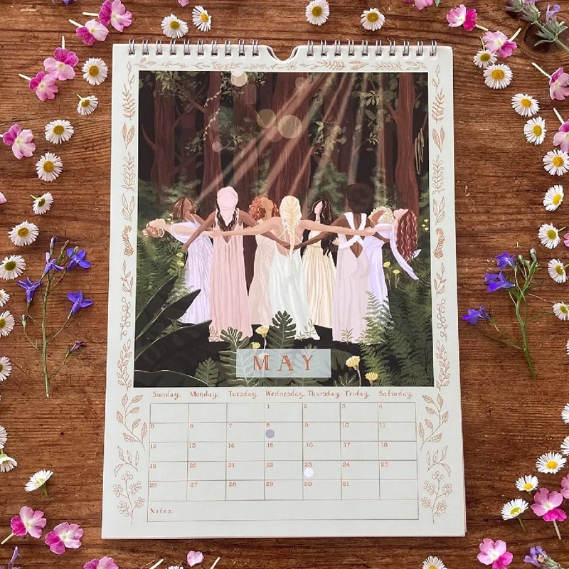 2024 Womens Circles Hängande Väggkalender