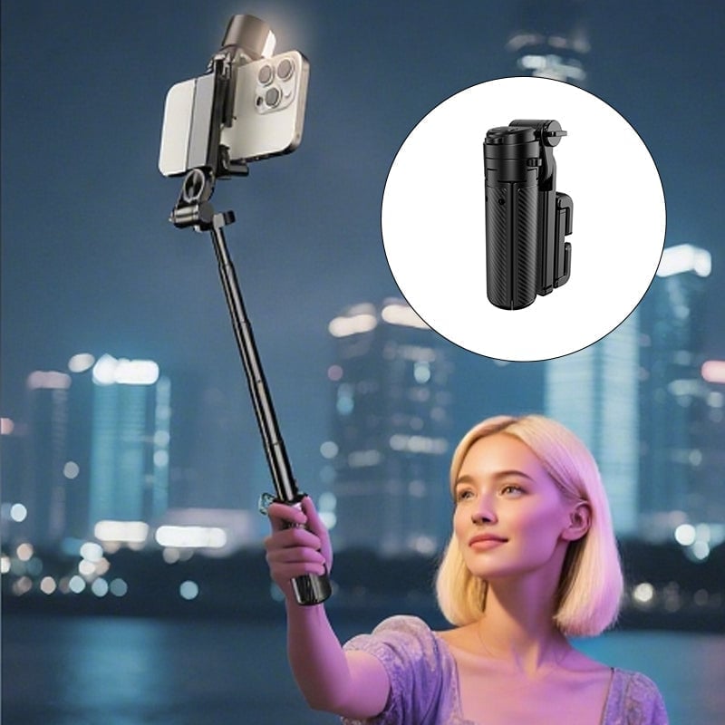 Mini Size 4-in-1 Multifunctional Selfie Stick