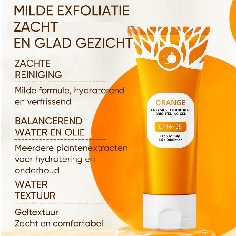 Sinaasappel Enzym Exfoliërende Gel 100g – Gezichtsreinigende Peel