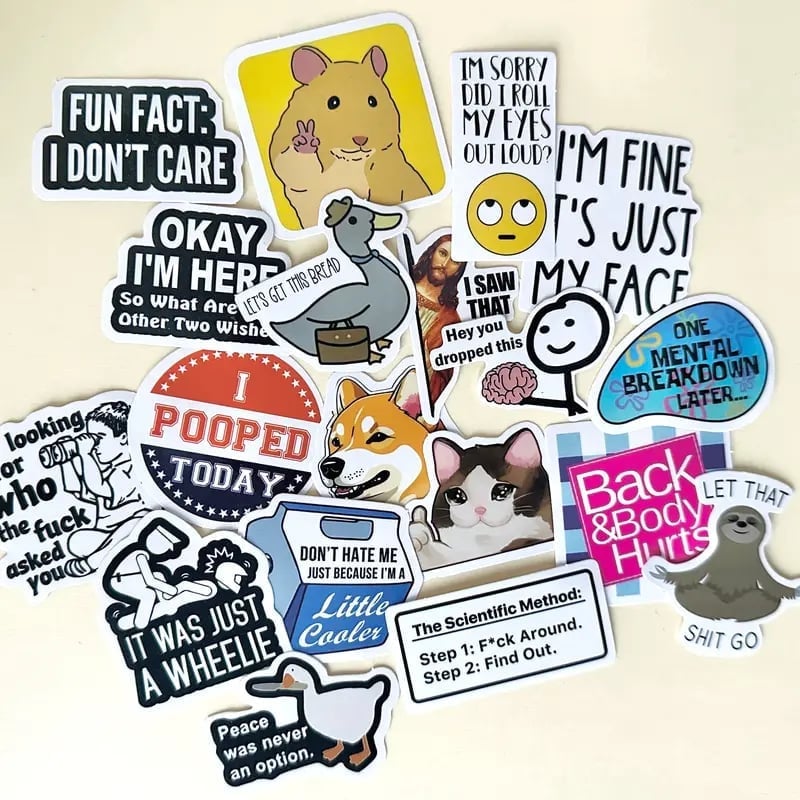 Funny Doodle Sticker Pack