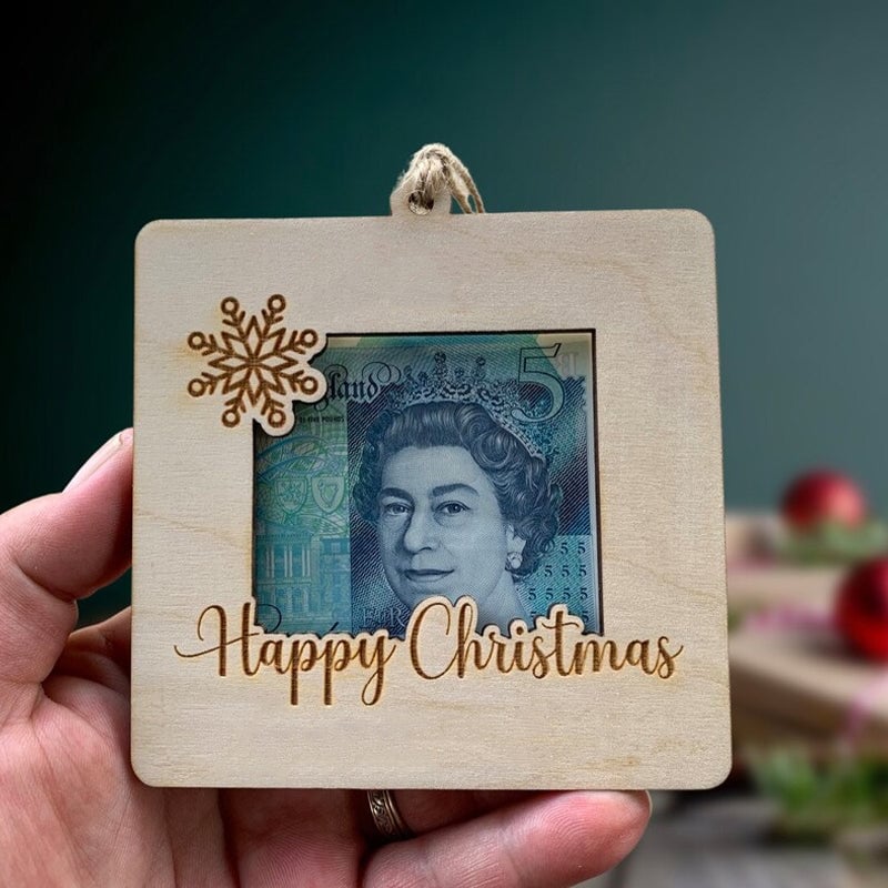 Cadeau de Noël en espèces