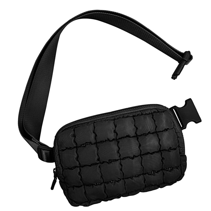 Checkered Down Crossbody Bag