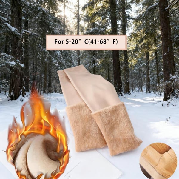 Fleece Lined Winter Tights for Women