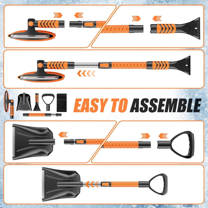 Sakerplus® Winter Snow Brush Scraper Tool