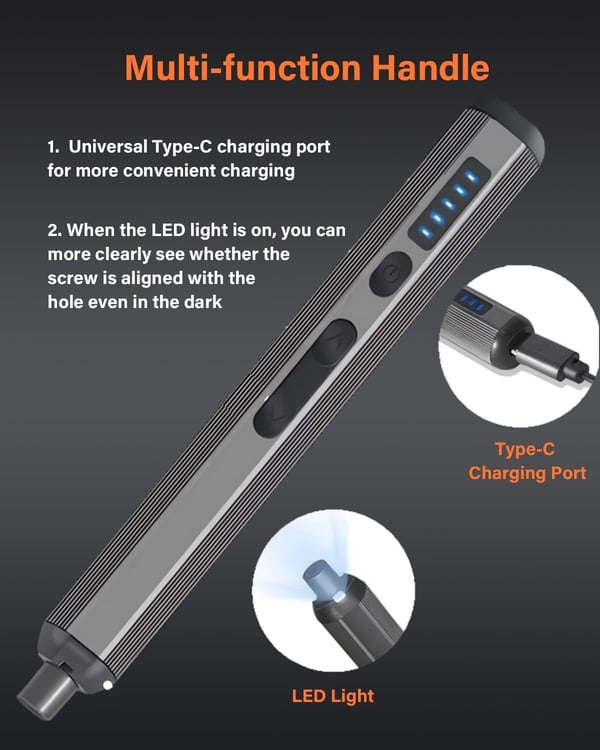 52-in-1 Electric Screwdriver Set