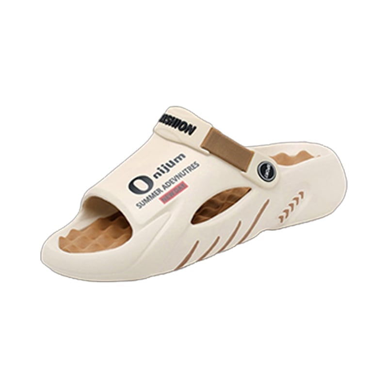 Sommarslip-on sandaler med halkskydd