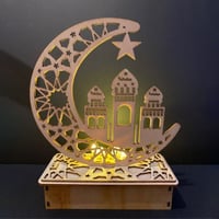 Trä LED Ljusdekoration
