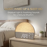 Kexon™ Fabric Wake-Up Light Alarm Clock
