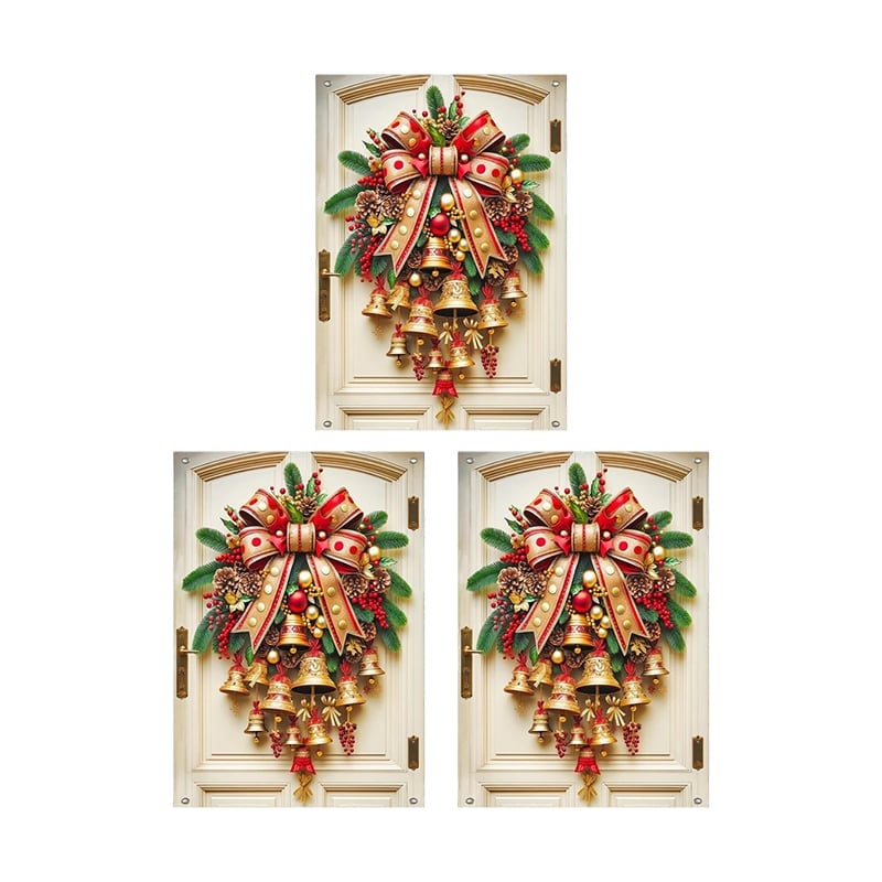 Christmas Bell Door Curtain