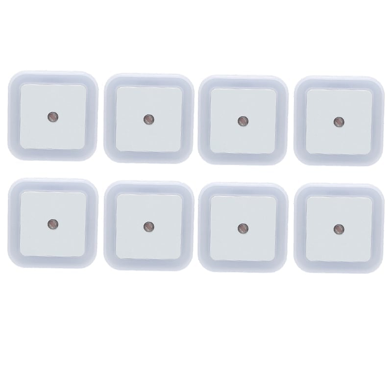 Square Light-Controlled Night Light