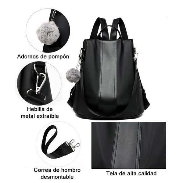 Bolso antirrobo para mujer, cómodo, seguro y multifuncional