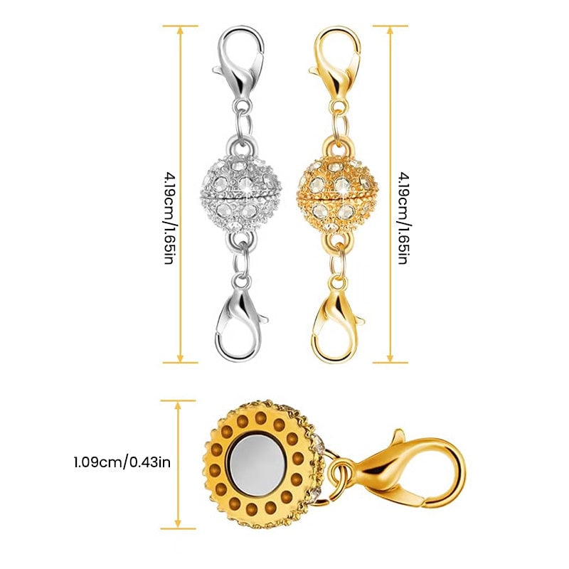 12 Pack Magnetic Necklace Clasps and Closures