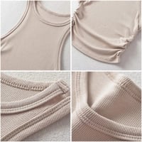 Summer Slim-Fit Ribbed Tank