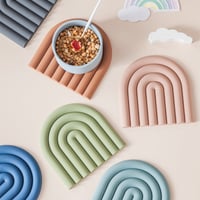 Sale - Rainbow Silicone Table Mat Coaster