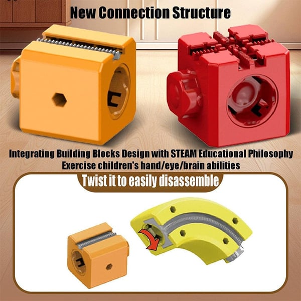 Sakerplus® 3D Stem Electric Train Set