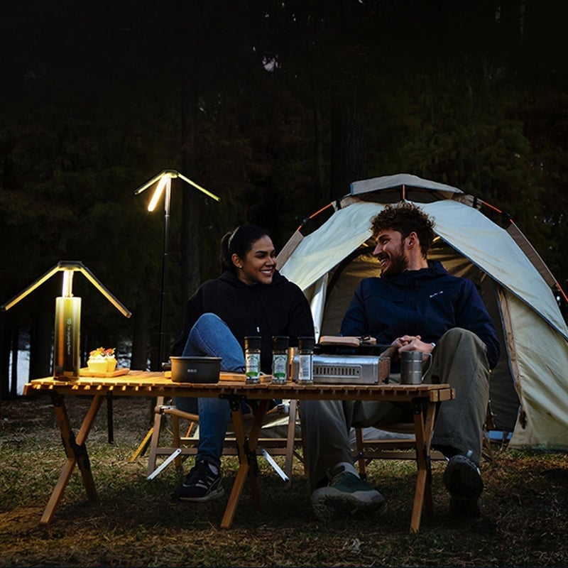 Telescopic Folding Camping Light with Tripod