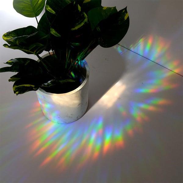 Adsorption Regenbogen Glas Fenster Aufkleber (Zufälliger Stil, 10 Stück)