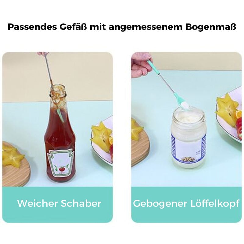 🍴🍰Einziehbarer Mini-Löffel aus Silikon