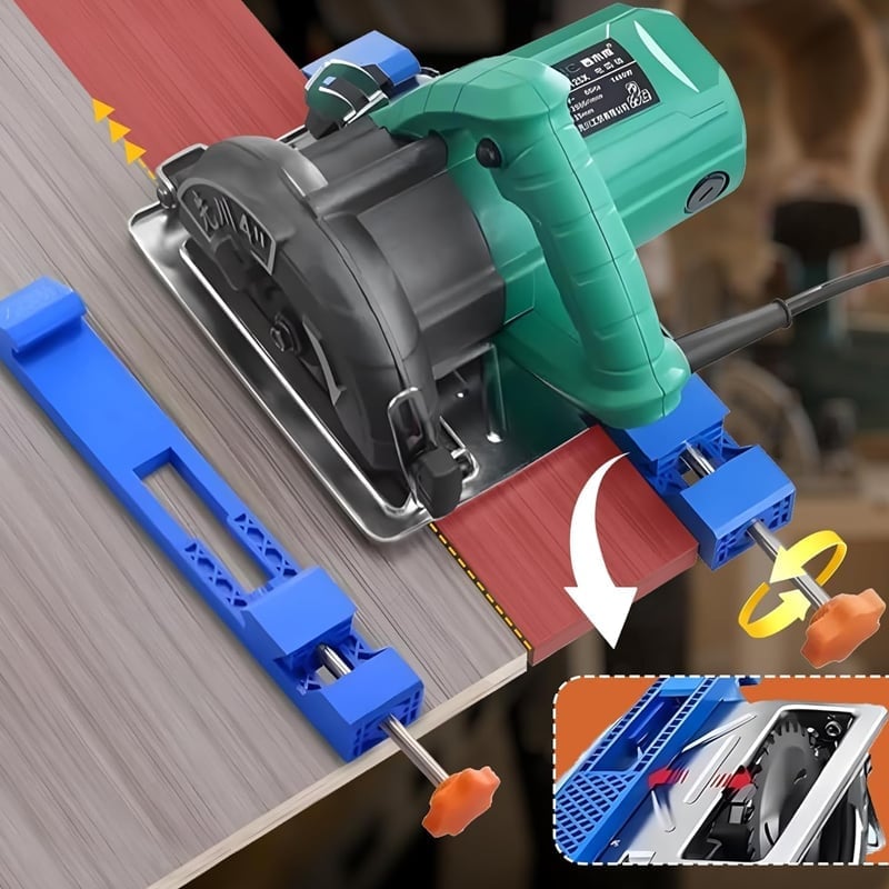 🛠️ Adjustable Guide Rail for Cutting Machines