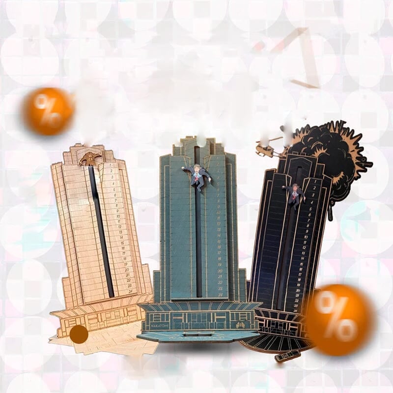 Sakerplus® Wooden Advent Calendar Bomb Calendar