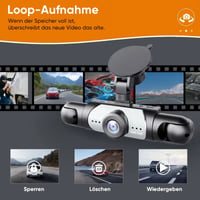 Vierfach-Aufzeichnungsgerät zur Überwachung des Fahrverhaltens