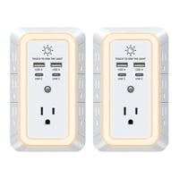 10-in-1 ETL-Certified Surge Protector Power Outlet